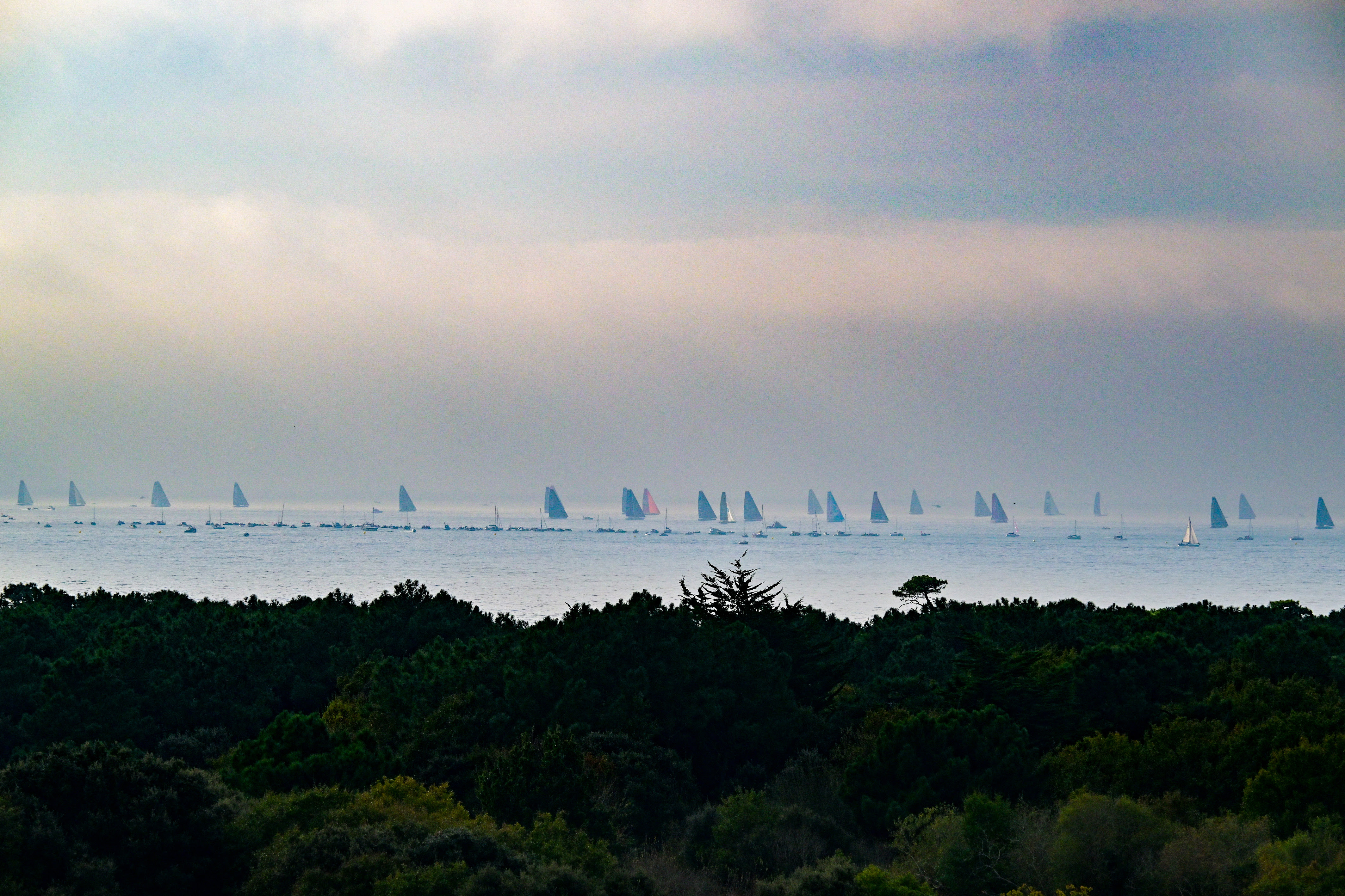 Gentle start to Vendée Globe as Kiwi Colman leads record fleet south​
