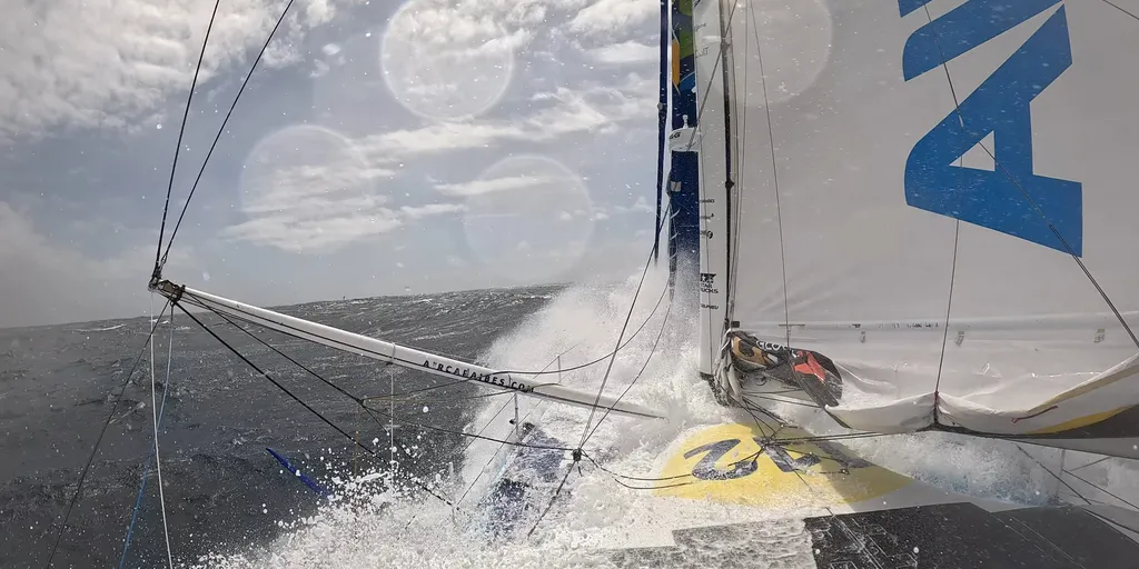 Vendee Globe: Setback for Sébastien Simon as starboard foil breaks