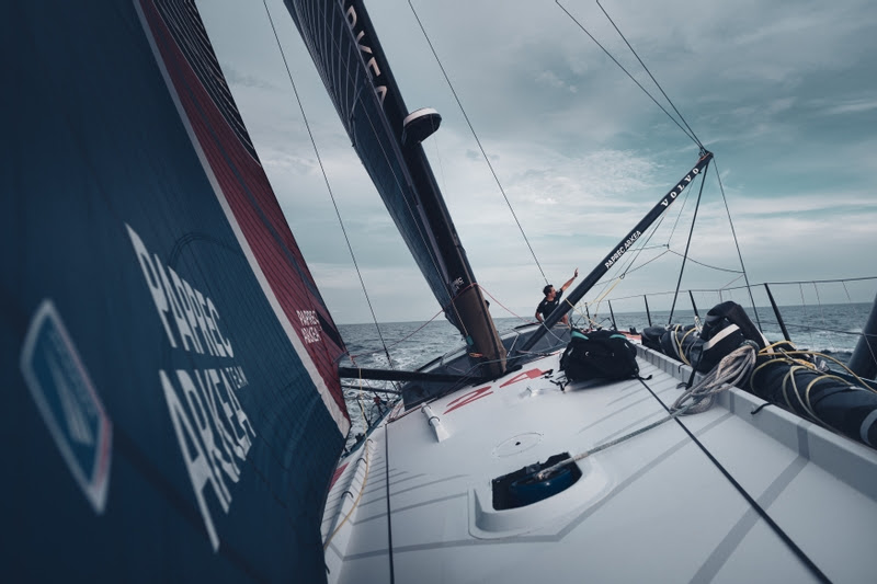 Paprec Ark&#xE9;a leads The Ocean Racd as new breeze sends IMOCA fleet speeding south