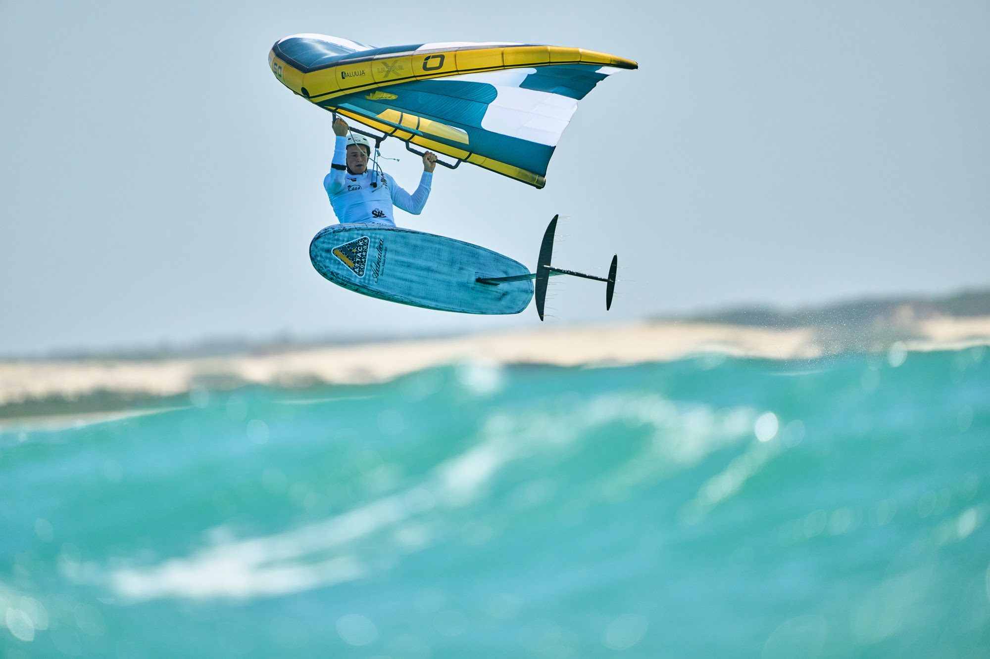 Sol Wingfoil Racing World Cup Jeri blasts into action, video