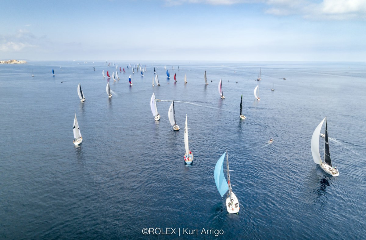 Rambler leads Day 2 on the Rolex Middle Sea Race 