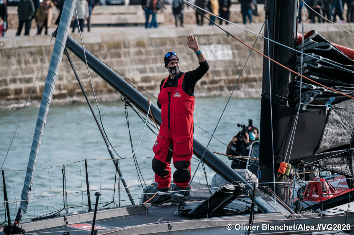 Jérémie Beyou and Charal make emotional return to Les Sables d’Olonne