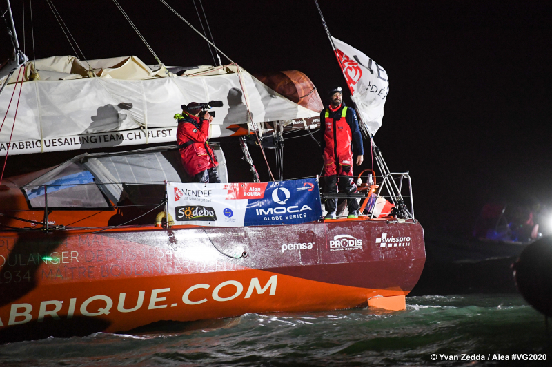 Alan Roura - La Fabrique - finishes 17th in the Vendée Globe
