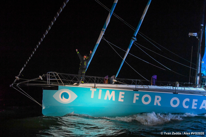 Stéphane Le Diraison 18th finisher on the Vendée Globe