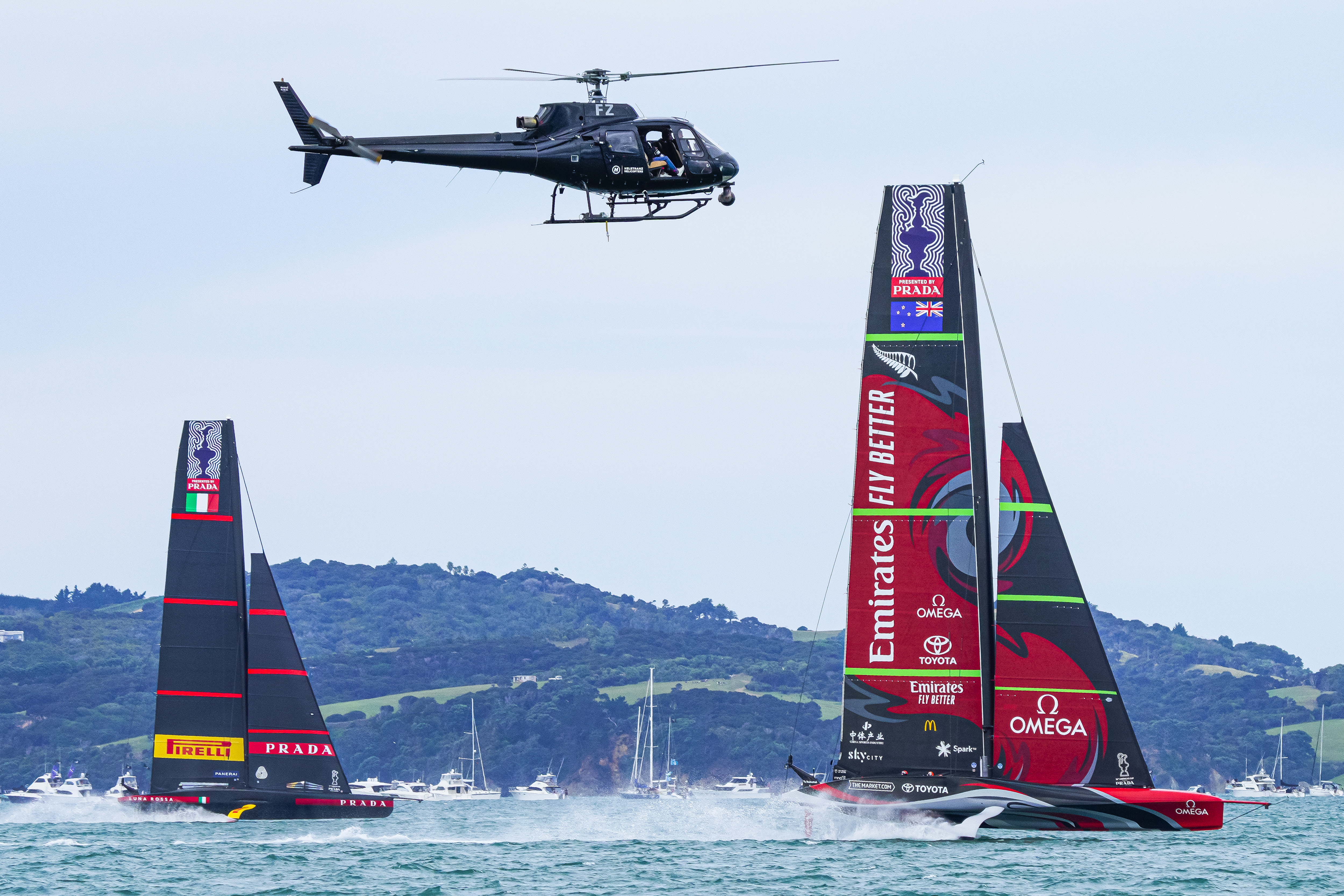 Emirates Team New Zealand reviews America's Cup opening battles