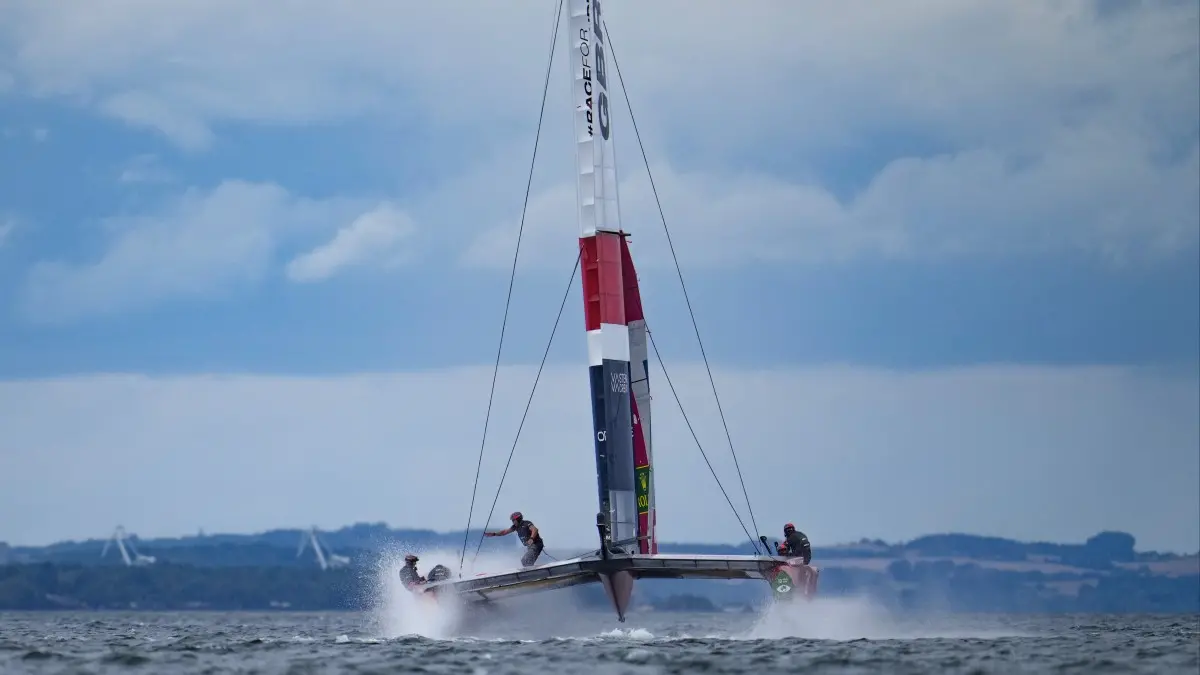 Britain's SailGP Team breaks F50 speed record with Ben Ainslie at the wheel