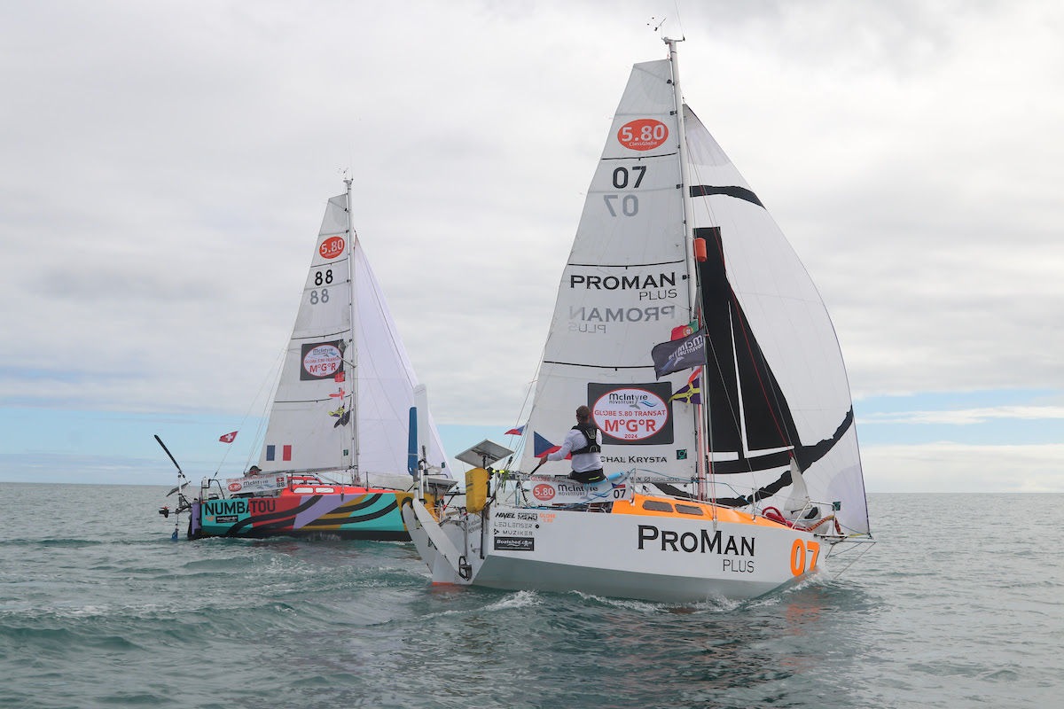 Inaugural McIntyre Adventure Globe 5.80 Transat underway