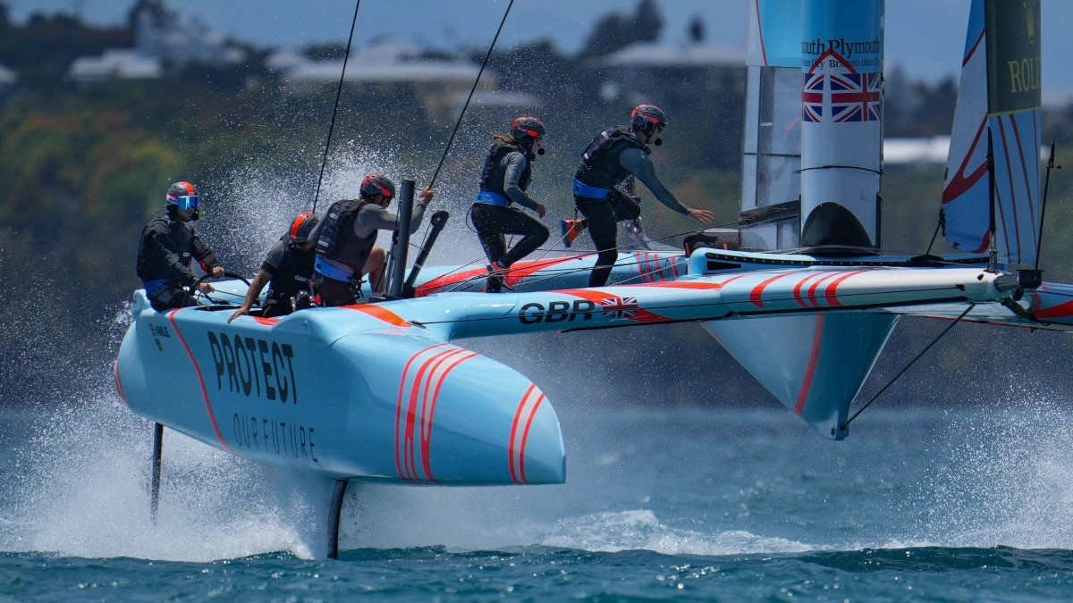 Great Britain SailGP Team takes flight in Bermuda tomorrow