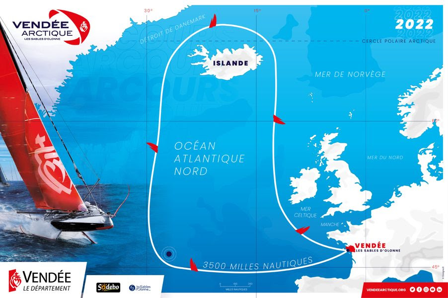 25 solo sailors at the start of the Arctic Vendée