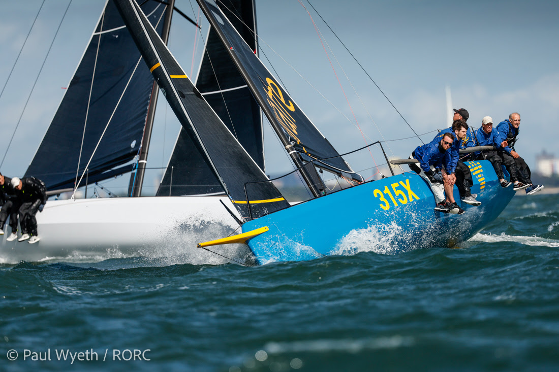 Fast, furious &amp; close racing at the RORC Vice Admiral&#x2019;s Cup: Day 1