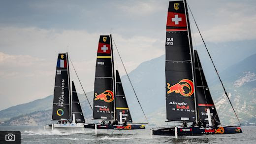 Lake Garda sees strong start in GC32 for Alinghi Red Bull Racing