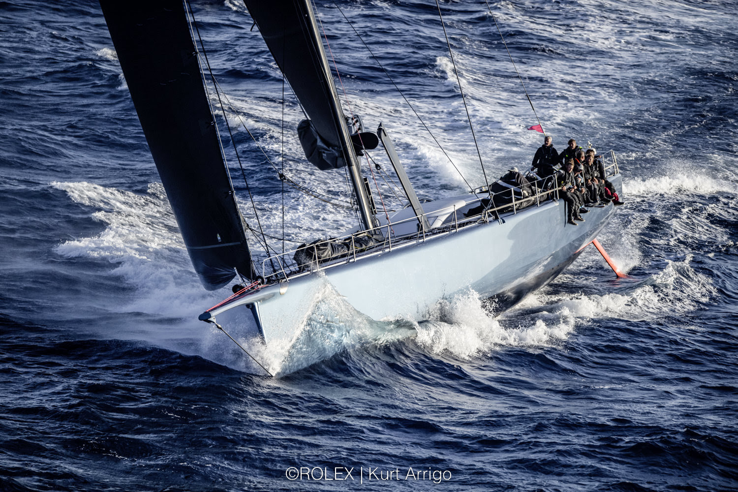 Farr 100 foot maxi Leopard 3 takes Rolex Middle Sea Race Monohull Line Honours