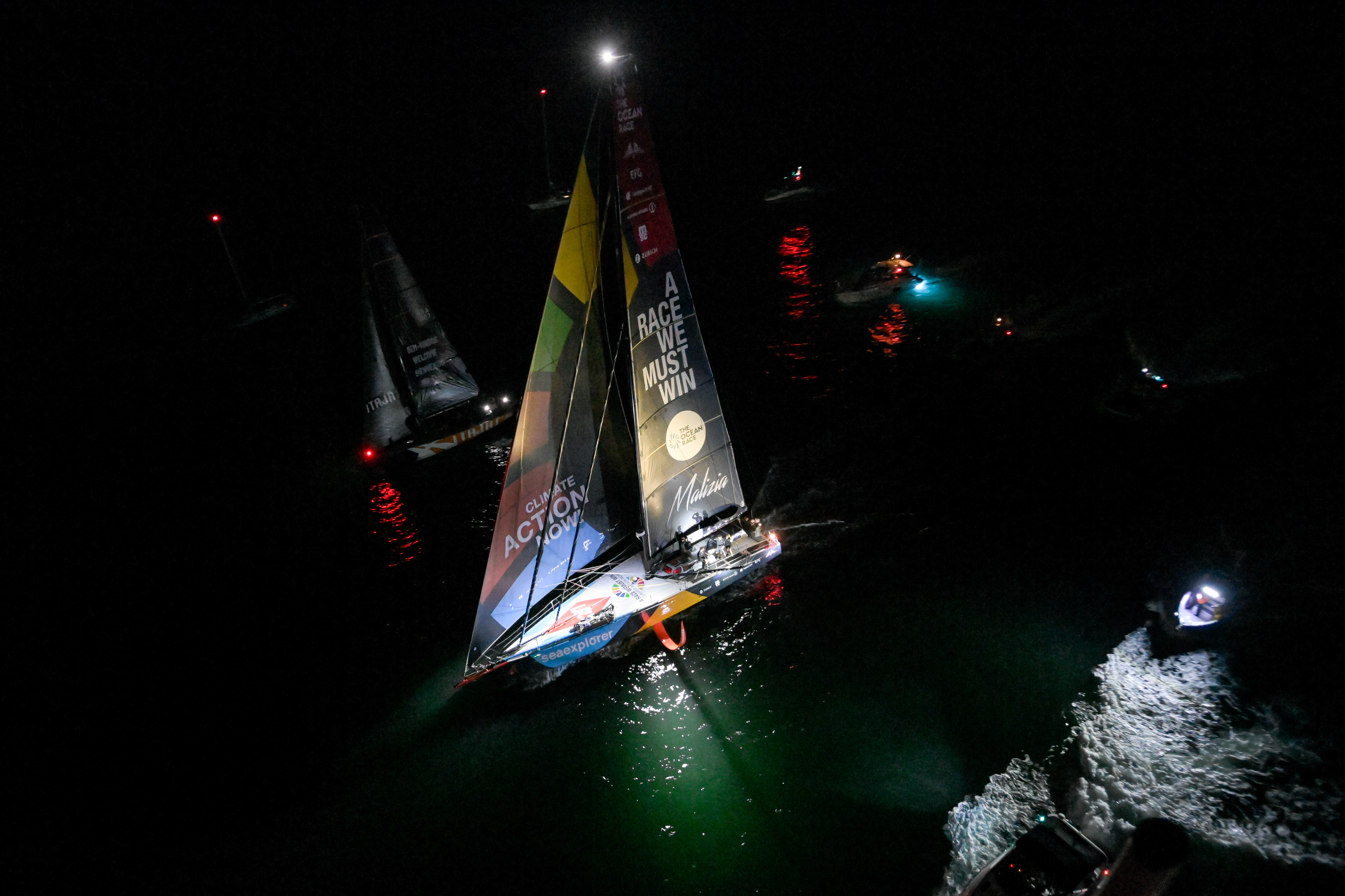 Boris Herrmann's Team Malizia wins Leg 3 of The Ocean Race
