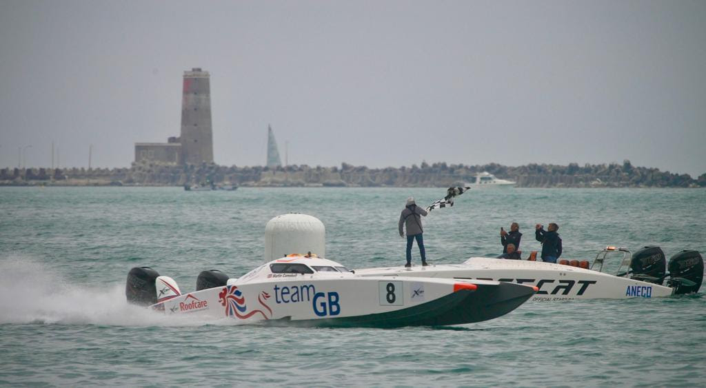 Team GB Wins UIM XCAT World Championship Race 1 In Fiumicino